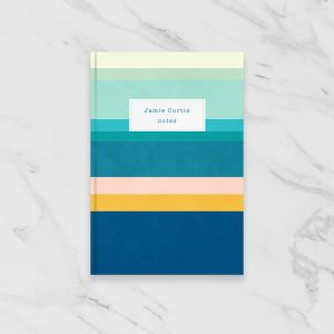 Minimalist Lines cover Personalised Notebook by Bookblock