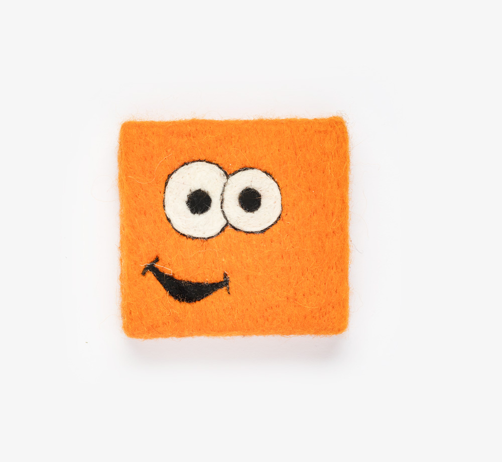 Orange Felt Face Soap by BookblockPamper| Bookblock