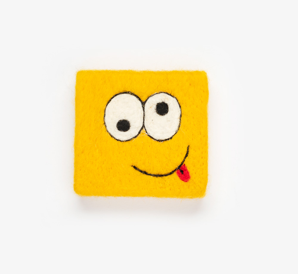 Yellow Felt Face Soap by BookblockPamper| Bookblock