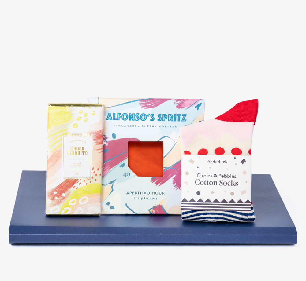 Spritz & Socks Letter Box – Alfonso’s Spritz by BookblockGift Box| Bookblock