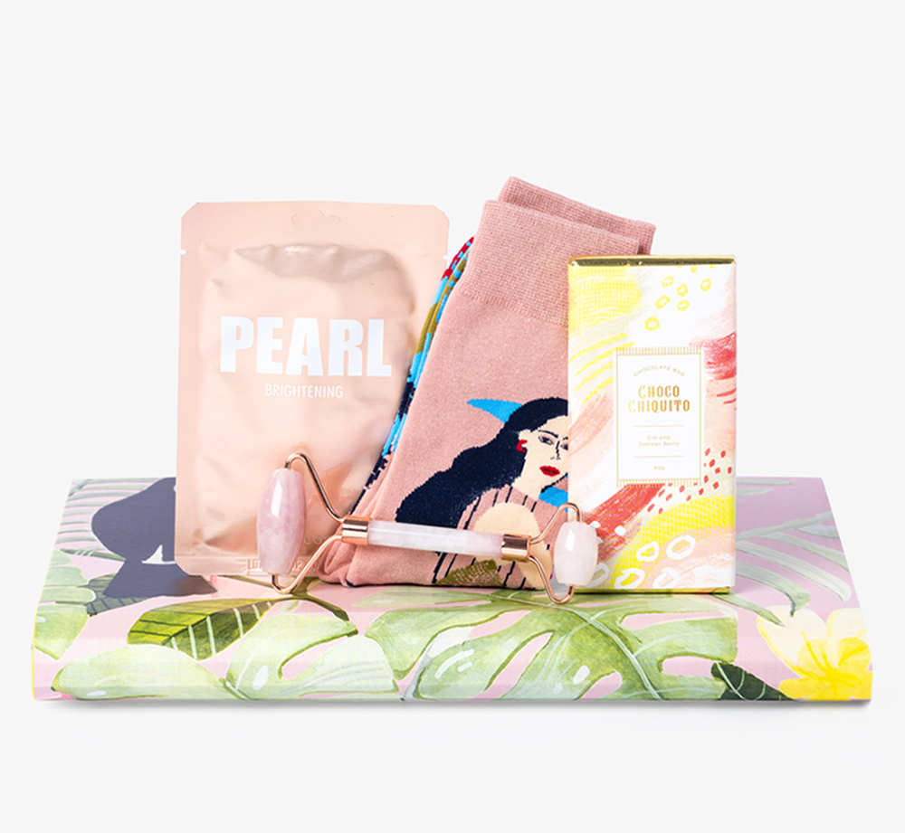 Pink Pamper Pack Letter Box by BookblockGift Box| Bookblock