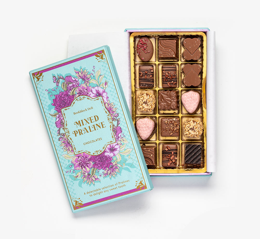 15 Mixed Praline Chocolates by Bookblock DeliCorporate Gifts| Bookblock