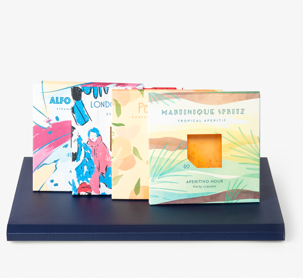 Spritz Taster Letter Box by Forty LiquorsGift Box| Bookblock
