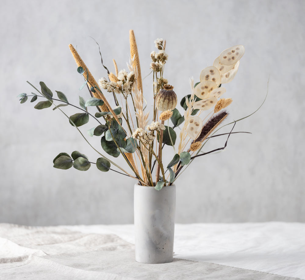 Jade Dried Flower Stem Box by Bookblock FloristsCorporate Gifts| Bookblock