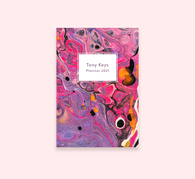 Paint Streams Notebook, designed by Selma Gulbahce