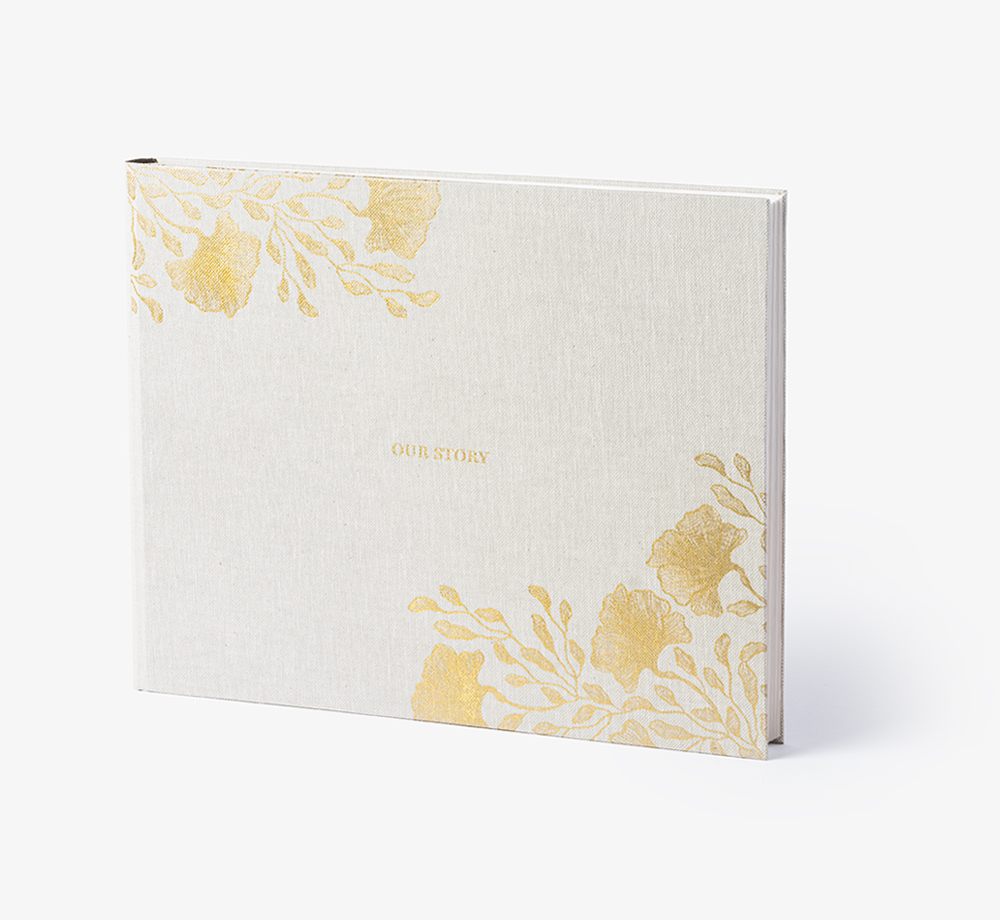 ‘Our Story’ Grey Cloth Photo Album by BookblockAlbums| Bookblock