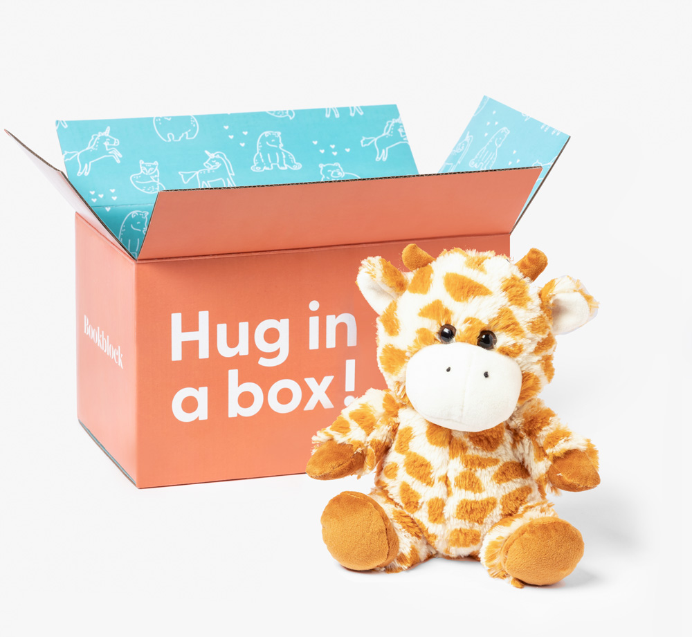 Giraffe Hugs by Hug in a BoxGift Box| Bookblock