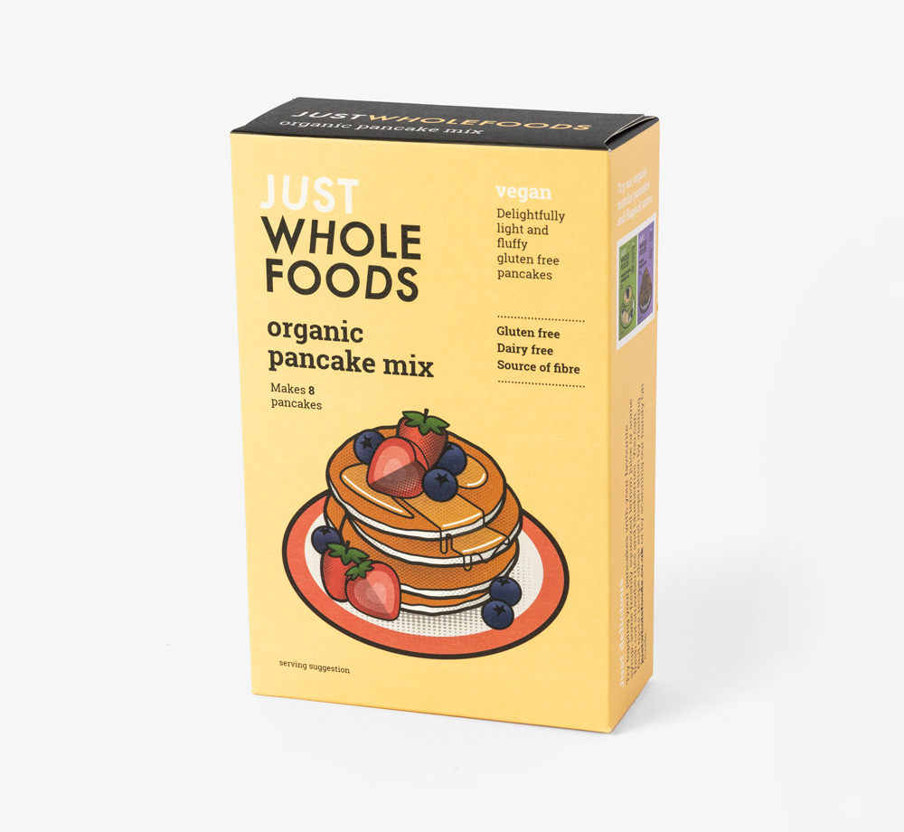 Organic Pancake Mix by Just Whole FoodsCorporate Gifts| Bookblock