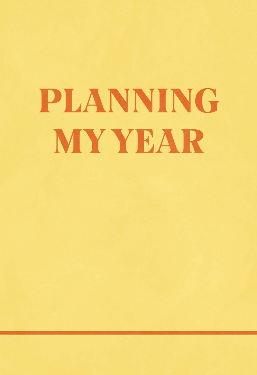 Planning My Year