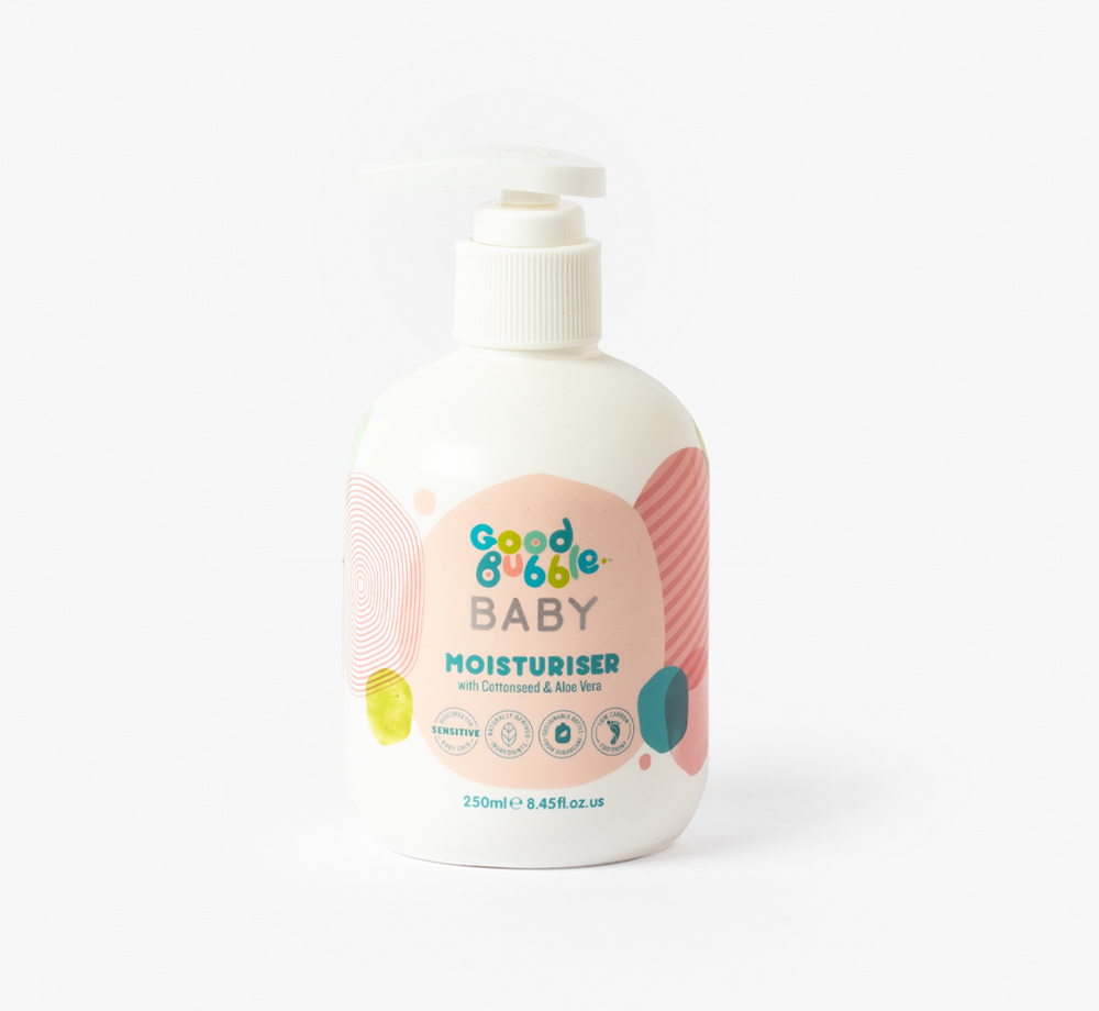 Baby Moisturiser with Cottonseed & Aloe Vera 250ml by Good BubblePamper| Bookblock