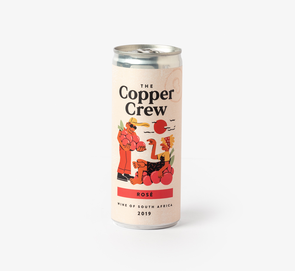 Rosé 2019 South Africa Canned Wine by The Copper CrewCorporate Gifts| Bookblock