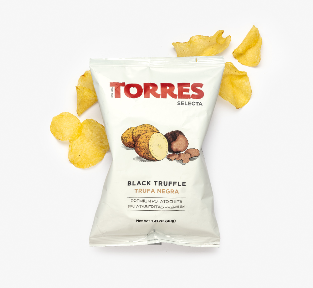 Black Truffle Crisps 40g by Patatas TorresCorporate Gifts| Bookblock