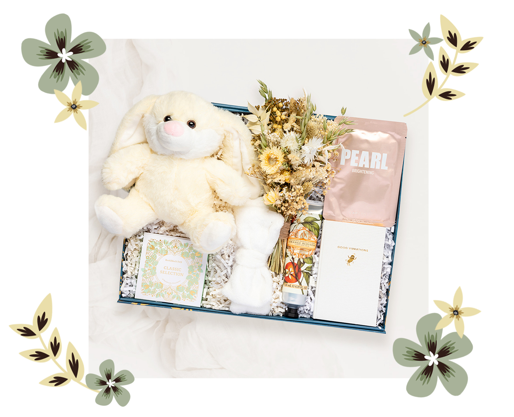 Fab New Mum Baby Gift Box with illustrative decoration