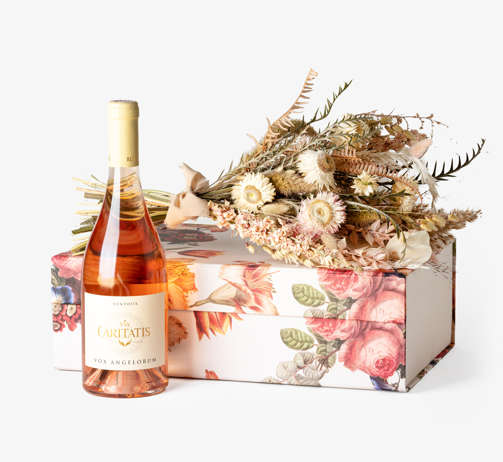 Posie and Angelorum ‘Wine & Flowers’ by Wine & FlowersGift Box| Bookblock