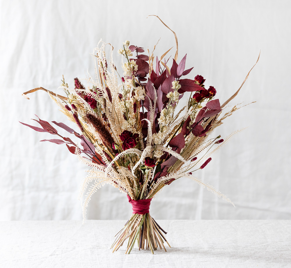 Scarlet Large Dried Flower Bouquet by Bookblock FloristsCorporate Gifts| Bookblock