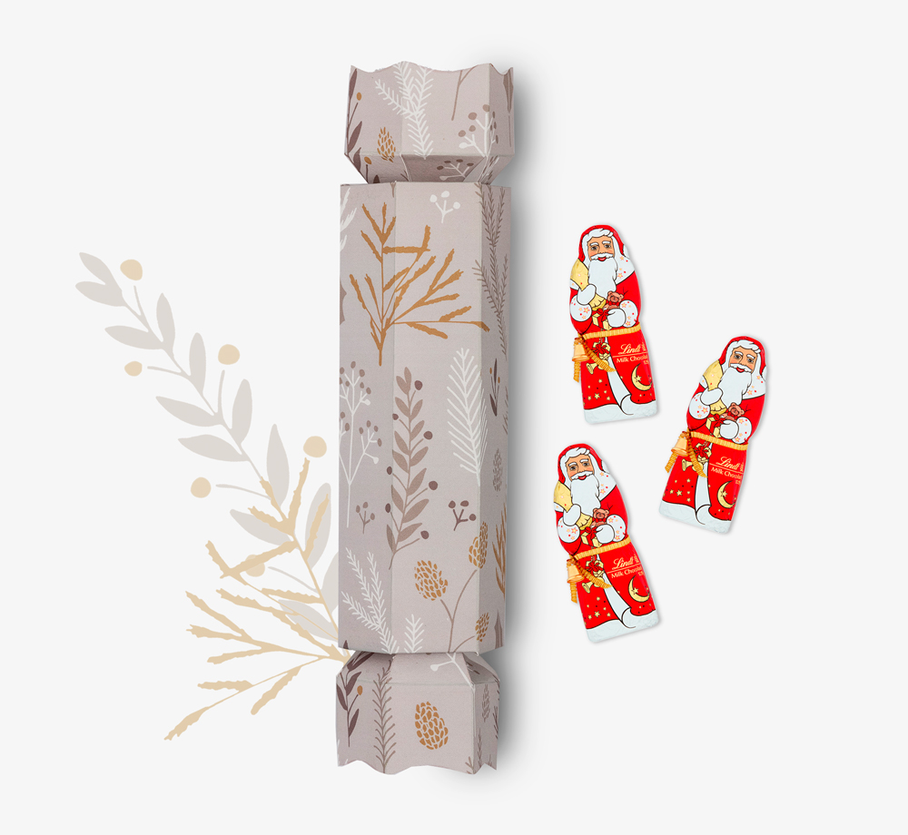 Premium Cracker with Chocolate Santas by BookblockCorporate Gifts| Bookblock Premium Cracker with Chocolate Santas by BookblockCorporate Gifts| Bookblock