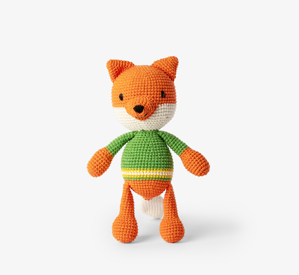 Cornelius Fox Crochet Toy by BookblockBaby & Kids| Bookblock