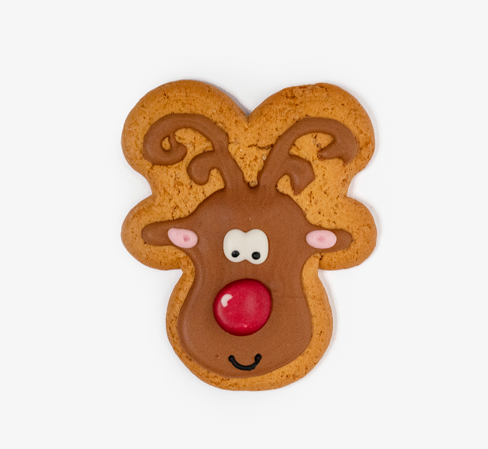 Ruby Reindeer Gingerbread Biscuit by Original Biscuit BakersCorporate Gifts| Bookblock