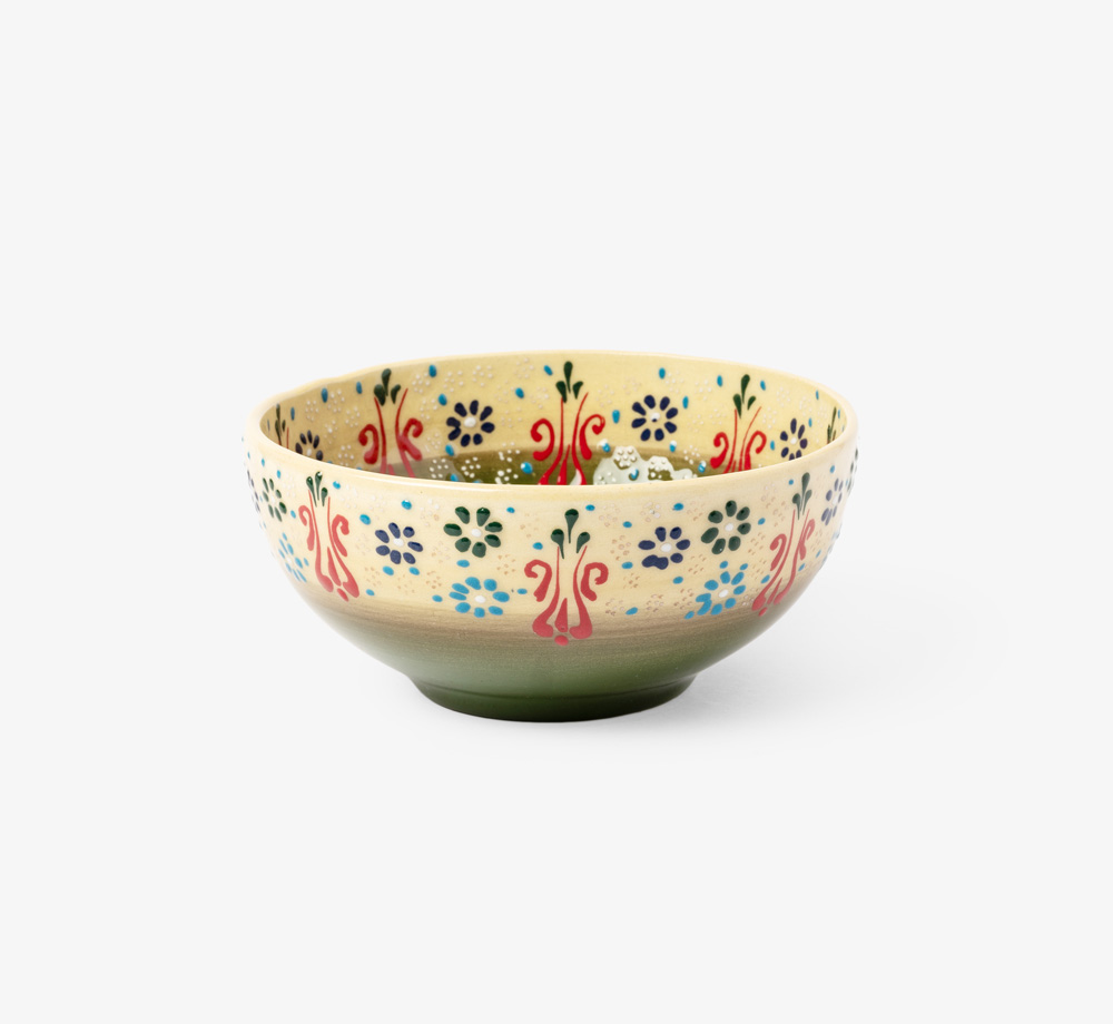 Teal Hand Painted Summer Ceramic Bowl by BookblockCorporate Gifts| Bookblock