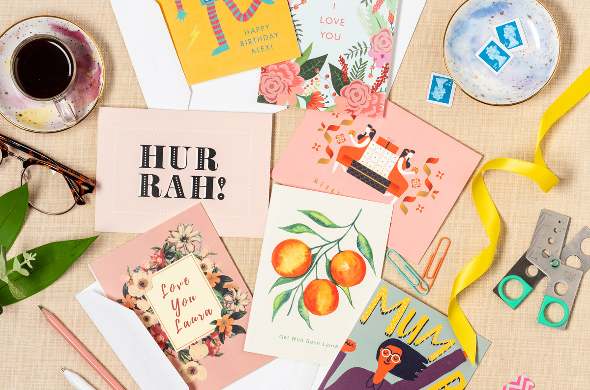 Send Personalised Cards by Post or Online