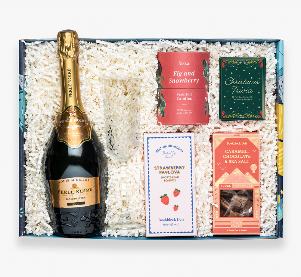 Christmas Champagne Gift Box by BookblockGift Box| Bookblock