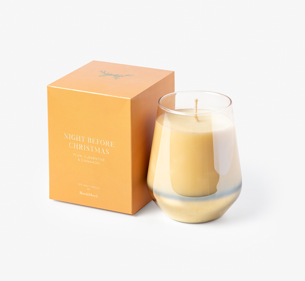 The Night Before Soy Wax Candle by BookblockCorporate Gifts| Bookblock