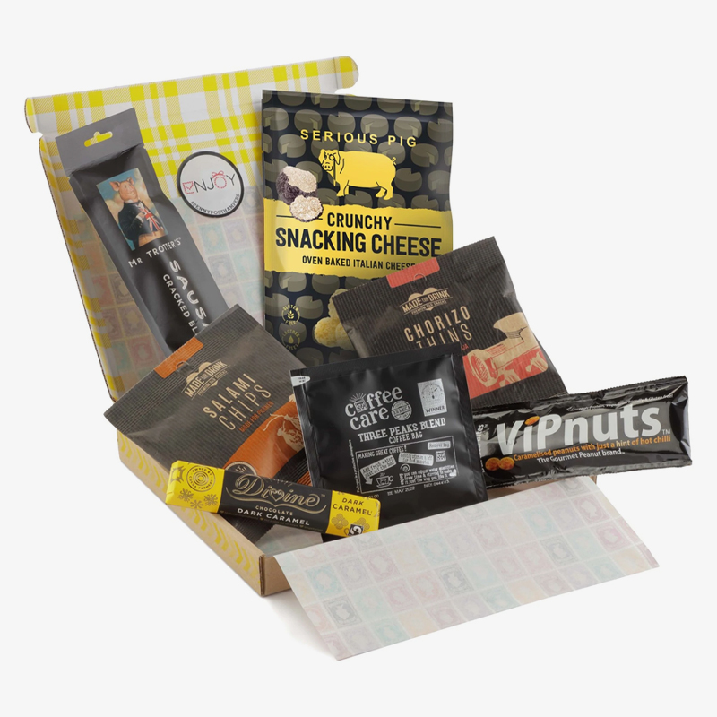 Savoury Snacks Letterbox Gift by The Classic Hamper Co.Ladies| Bookblock Savoury Snacks Letterbox Gift by The Classic Hamper Co.Ladies| Bookblock