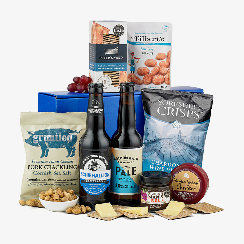 Beer & Cheese Gift Box by The Classic Hamper Co.Ladies| Bookblock