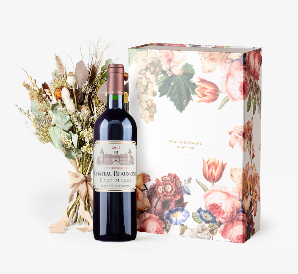 Beaumont and Bela ‘Wine & Flowers’ by Wine & FlowersGift Box| Bookblock