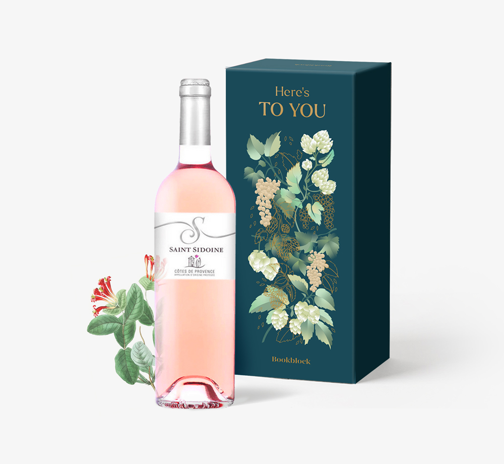 2020 Côtes de Provence Rosé 75cl by Saint SidoineGift Box| Bookblock 2020 Côtes de Provence Rosé 75cl by Saint SidoineGift Box| Bookblock