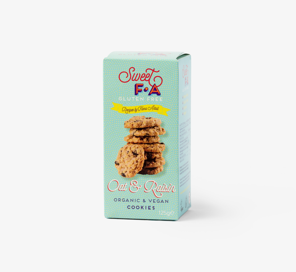 Gluten Free Oat & Raisin Cookies 125g by Island BakeryEat & Drink| Bookblock