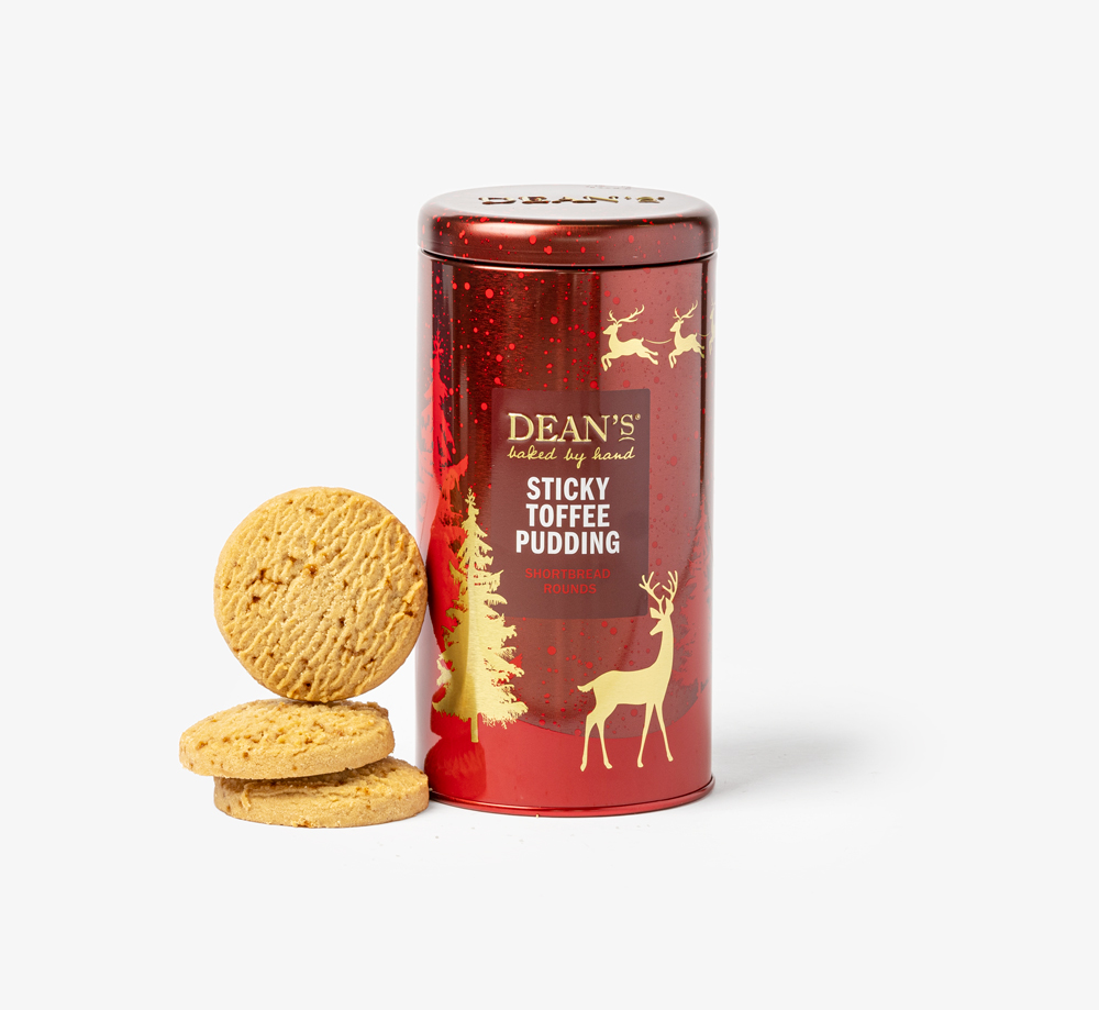 Sticky Toffee Pudding Shortbread Rounds 150g by Dean'sCorporate Gifts| Bookblock