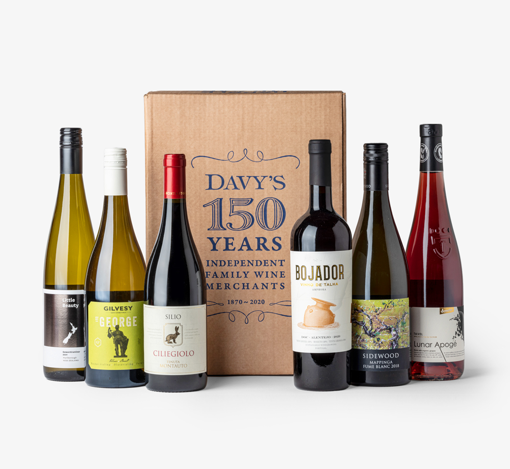 ‘Discovery’ Case of 6 Wines by Davy's WineGift Box| Bookblock