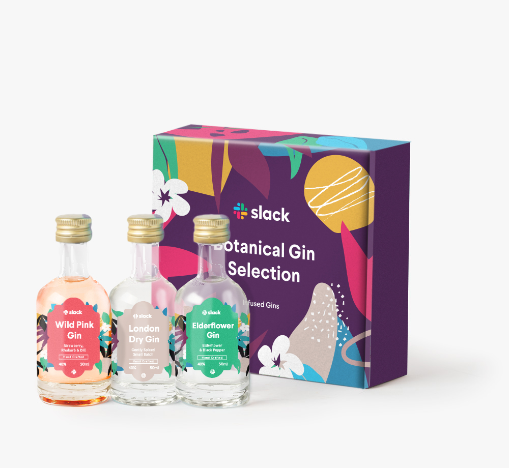 Bespoke Botanical Gin Selection by Forty LiquorsGift Box| Bookblock