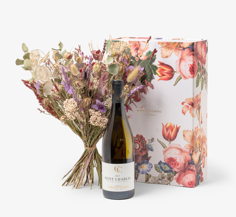 Gratitude ‘Wine & Flowers’ by Wine & FlowersGift Box| Bookblock