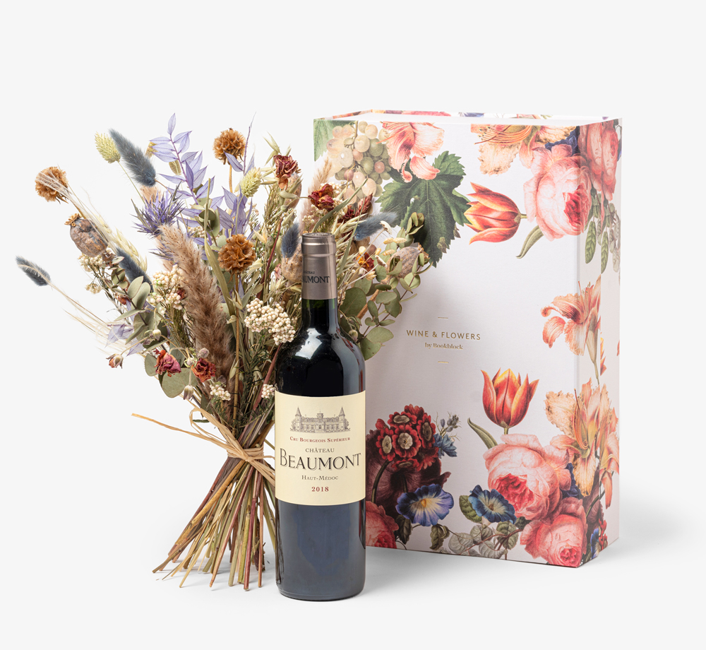 Just For You ‘Wine & Flowers’ by Wine & FlowersGift Box| Bookblock
