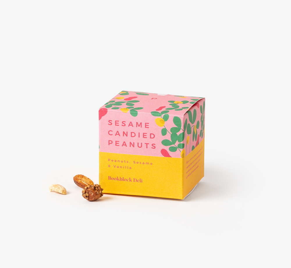 Sesame Candied Peanut Snack Box by Bookblock DeliCorporate Gifts| Bookblock