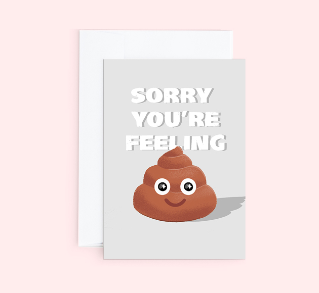 Sorry You're Feeling ... | Bookblock | Cards, Stationery and Gift Boxes