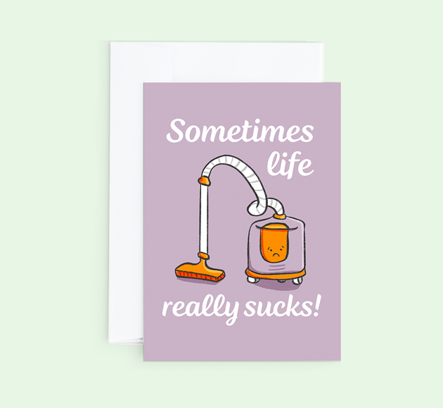 Sometimes Life Really Sucks! | Bookblock | Cards, Stationery and Gift Boxes