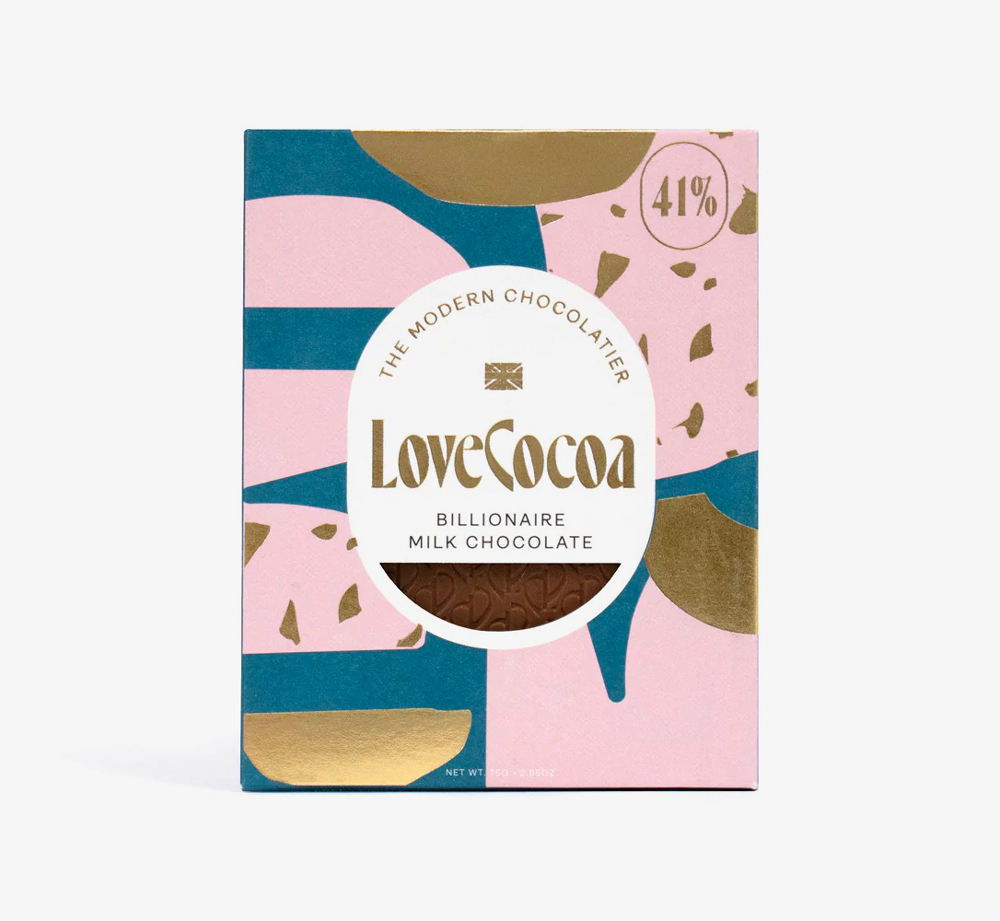 Billionaire Chocolate Bar 75g by Love CocoaEat & Drink| Bookblock